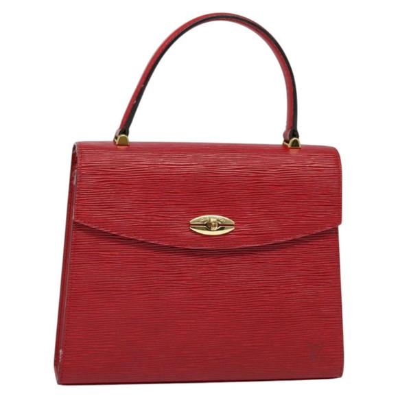LOUIS VUITTON Epi Malesherbes Hand Bag Red M52377 LV Auth ep9689 - Picture 1 of 16